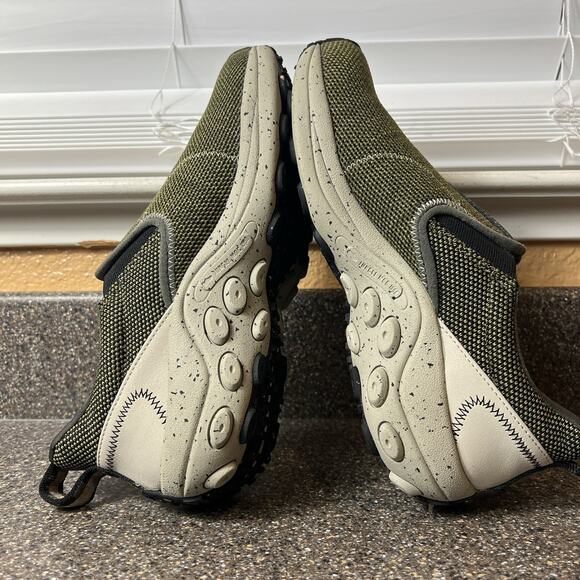 Merrell Footwear Womens Size 8 Comfort Casual Slip On Shoe Green Textile Knitted - Picture 6 of 10